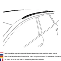 dakdragers Audi Q3 2011-2018