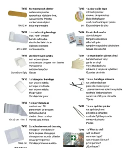 23-delige EHBO-set Globe Basic
