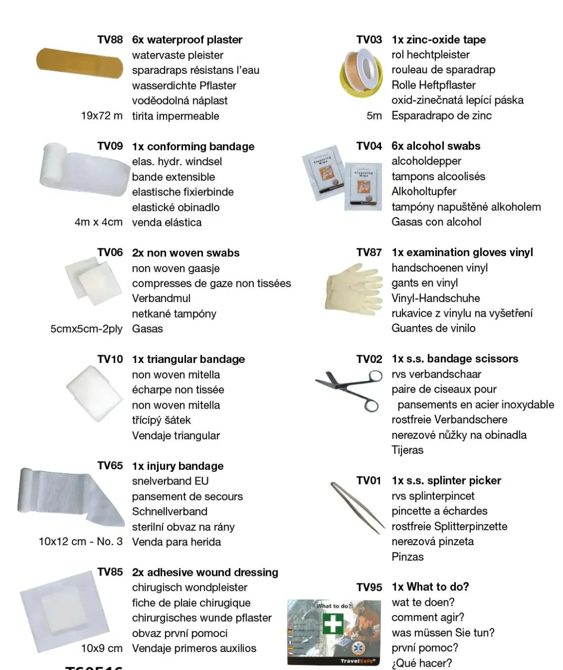 23-delige EHBO-set Globe Basic