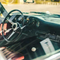1-DIN Retro DAB+ Autoradio Zwart Bluetooth