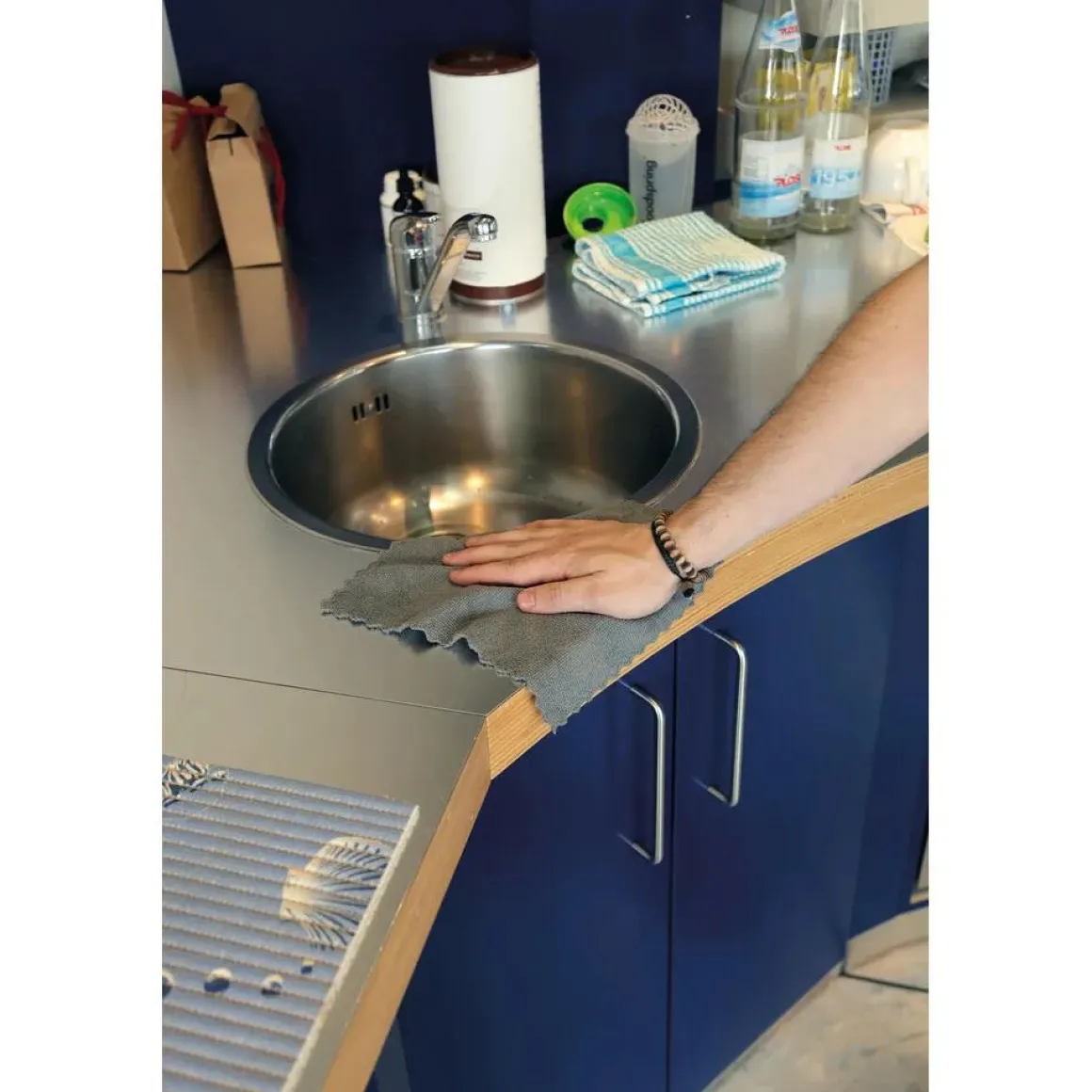Dispenser met 25 microvezeldoekjes set