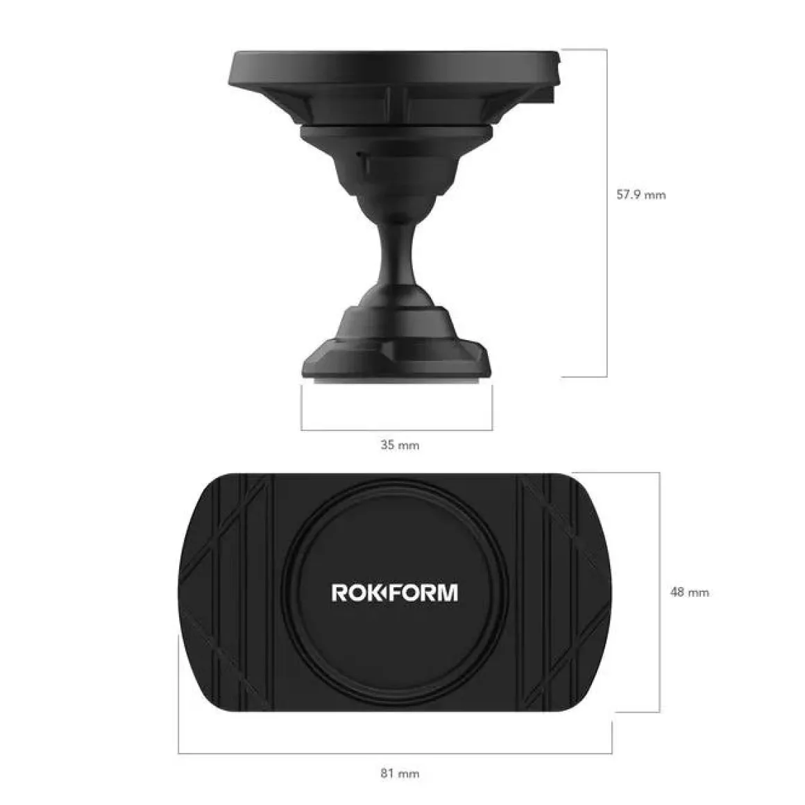 draadloze autolader dashboard plak