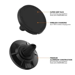 draadloze autolader ventilatie