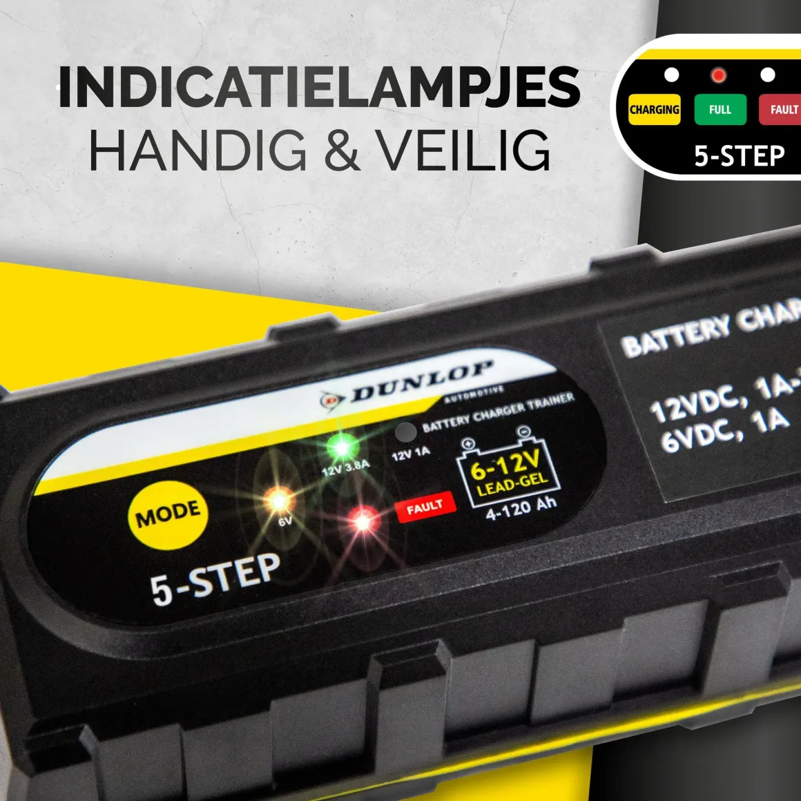 Druppellader voor bijna lege accu - 12V