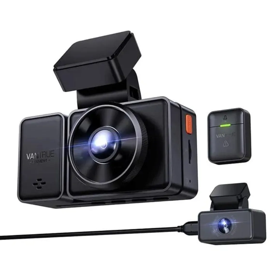 E2 Dual 2K QuadHD Wifi GPS dashcam