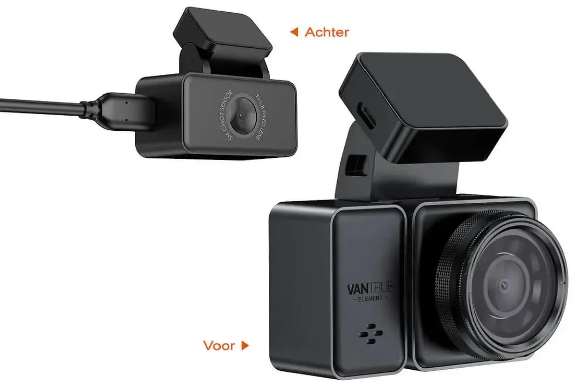 E2 Dual 2K QuadHD Wifi GPS dashcam