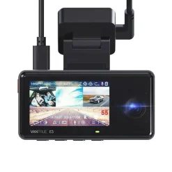 E3 Triple 3CH 2K QuadHD Wifi GPS dashcam
