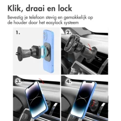 EasyLock Telefoonhouder - Vent