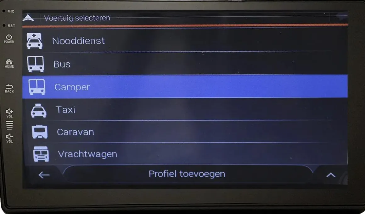 FD-9000 - Campernavigatie
