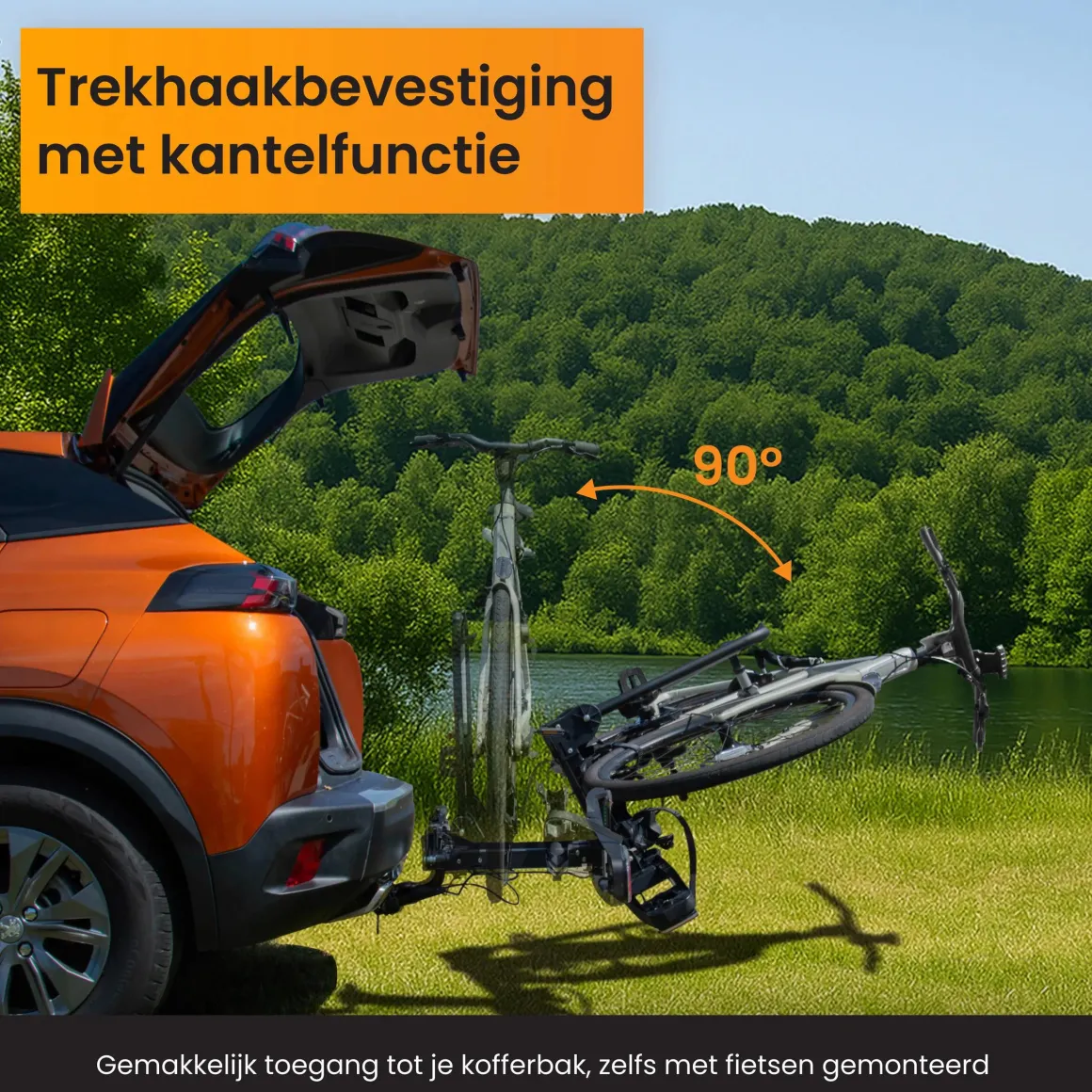 Fietsendrager Auto - 2 Fietsen Inklapbaar Trekhaak
