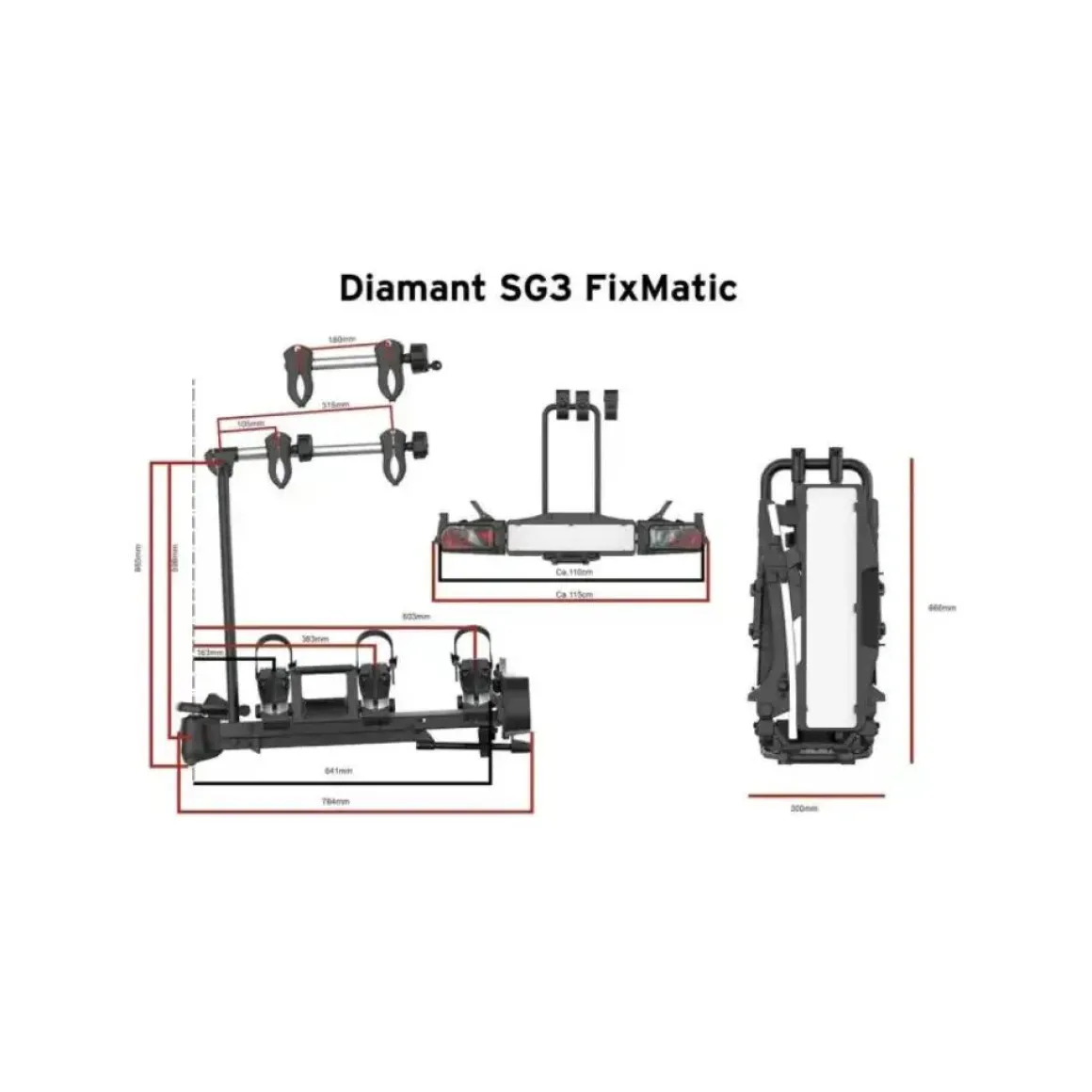 fietsendrager Diamant SG3 FixMatic
