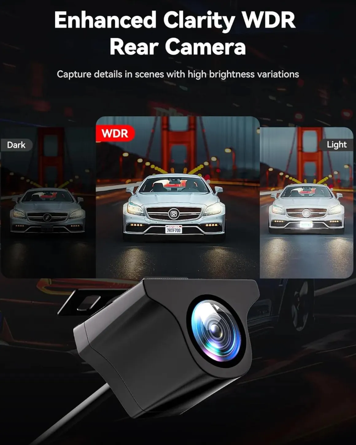 F7N Elite 4K Touch Wifi GPS 2CH 128gb dashcam