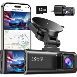 F7NP 4K Wifi GPS 2CH 128gb dashcam