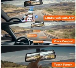 G900 Pro 4K Wifi GPS 128gb Mirror dashcam