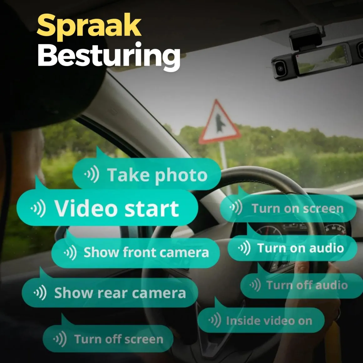 G980H 4CH 4K Wifi GPS 128gb 360 graden dashcam