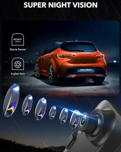 G840H 2K Wifi GPS 32gb Mirror dashcam