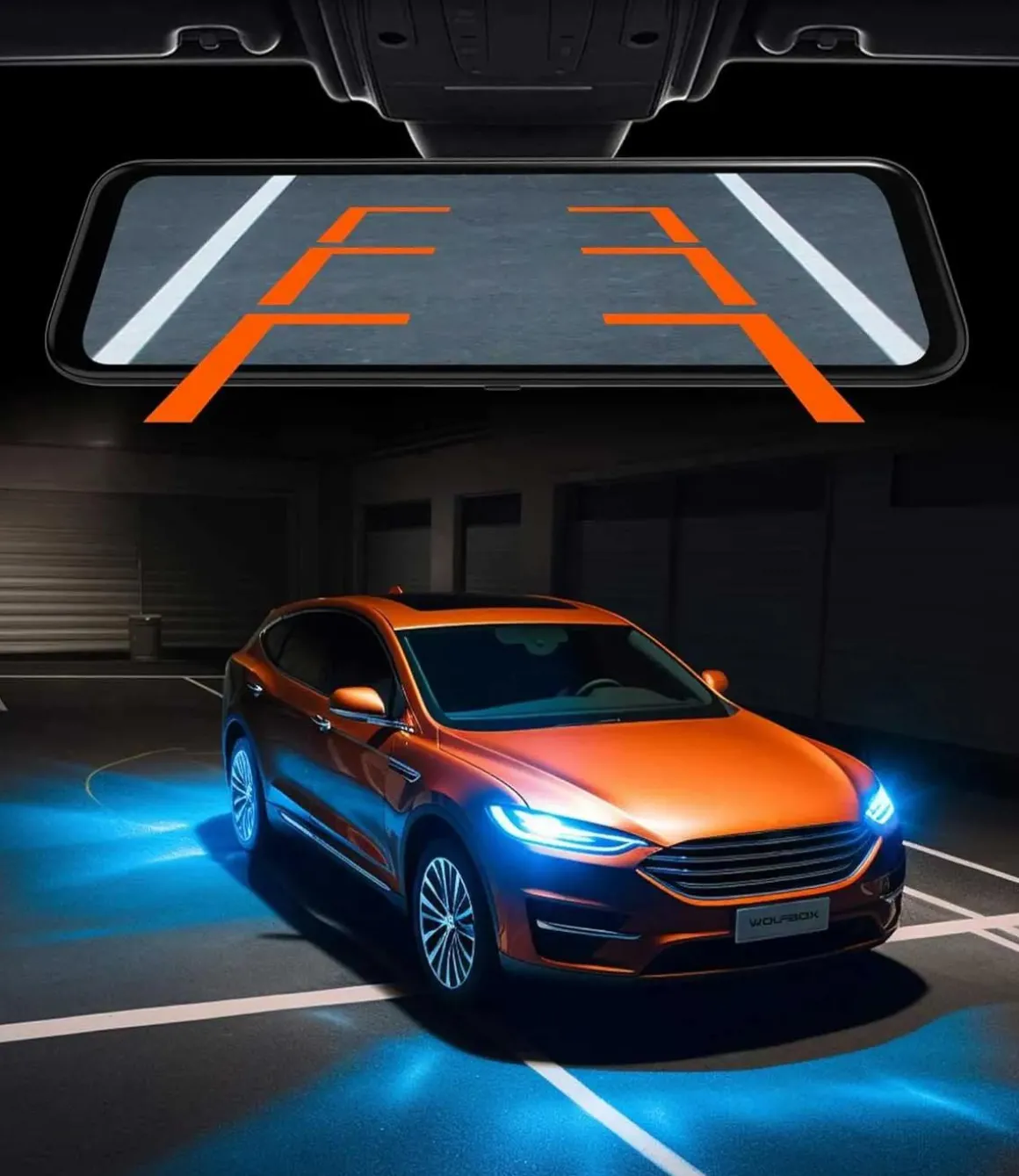 G840H 2K Wifi GPS 32gb Mirror dashcam