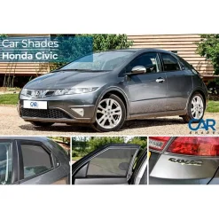 Honda Civic 5 deurs 2006-2012 - Zonneschermen achterportieren