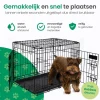 Hondenbench M - Incl. Plaid - 2 Deuren