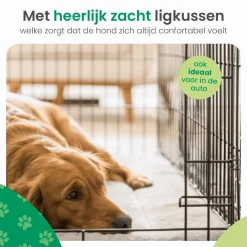 Hondenbench XL - Incl. Plaid - 2 Deuren