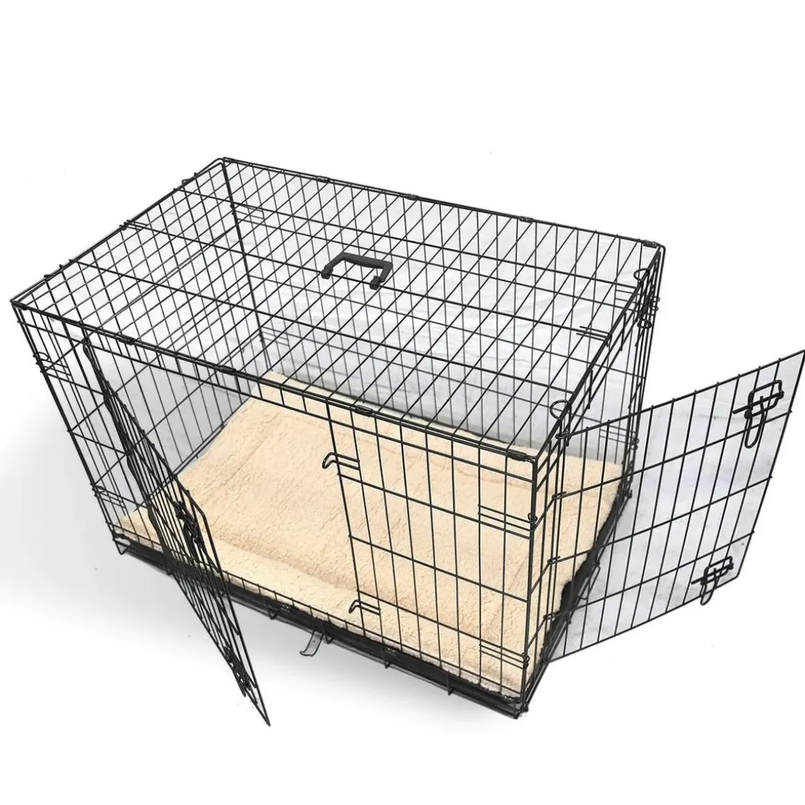 Hondenbench XL - Incl. Plaid - 2 Deuren