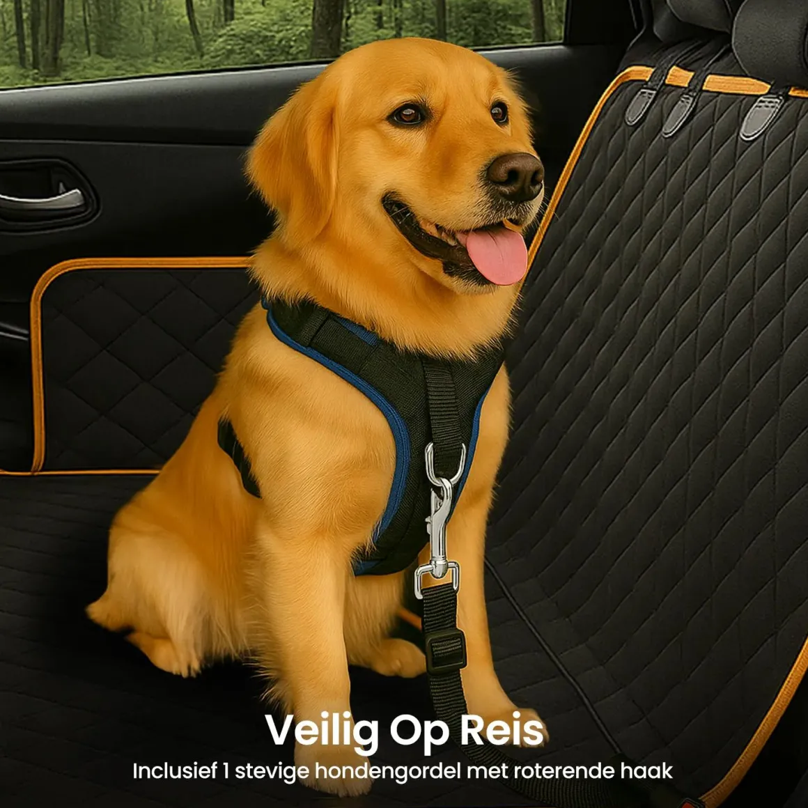 Hondendeken Auto Achterbank - Incl. Accessoires