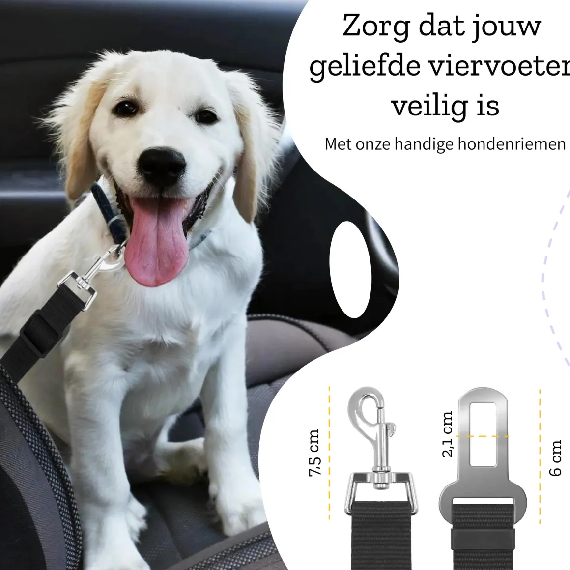 Hondendeken Auto Waterdicht -Hondenmand Achterbank