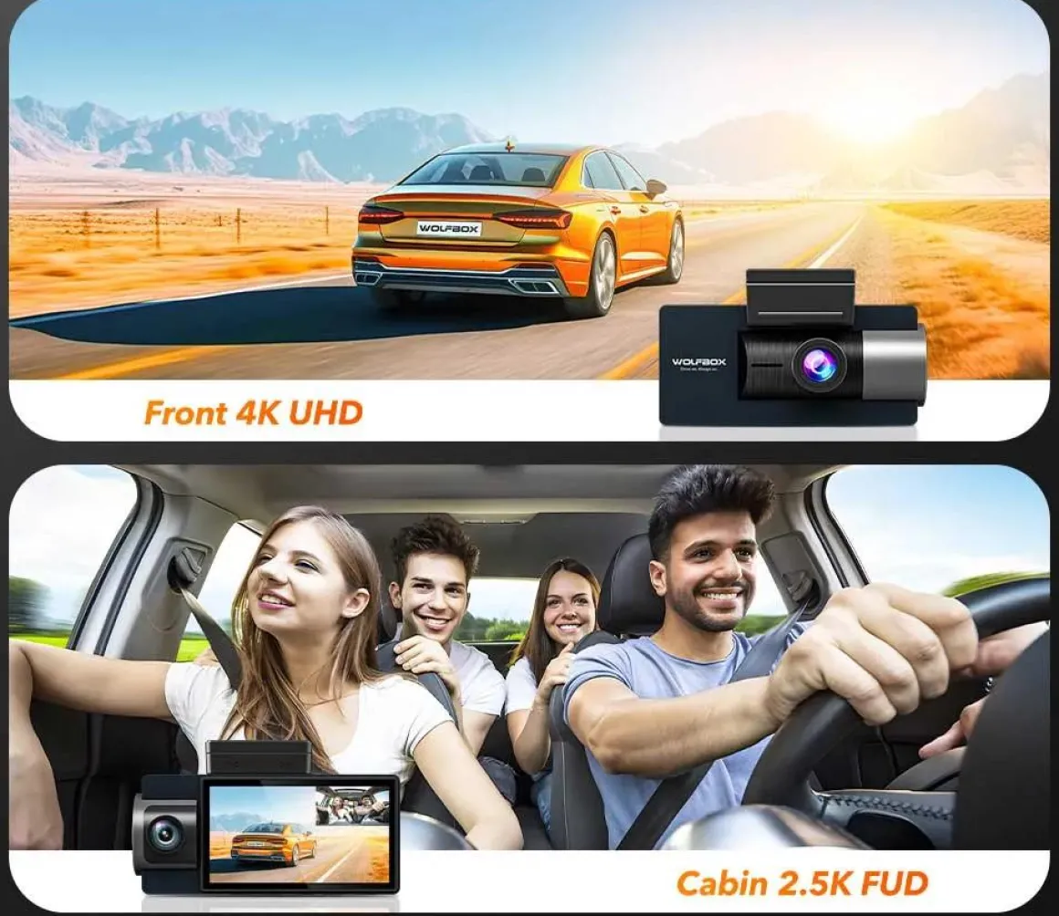 i17 3CH 4K Wifi GPS 64gb dashcam