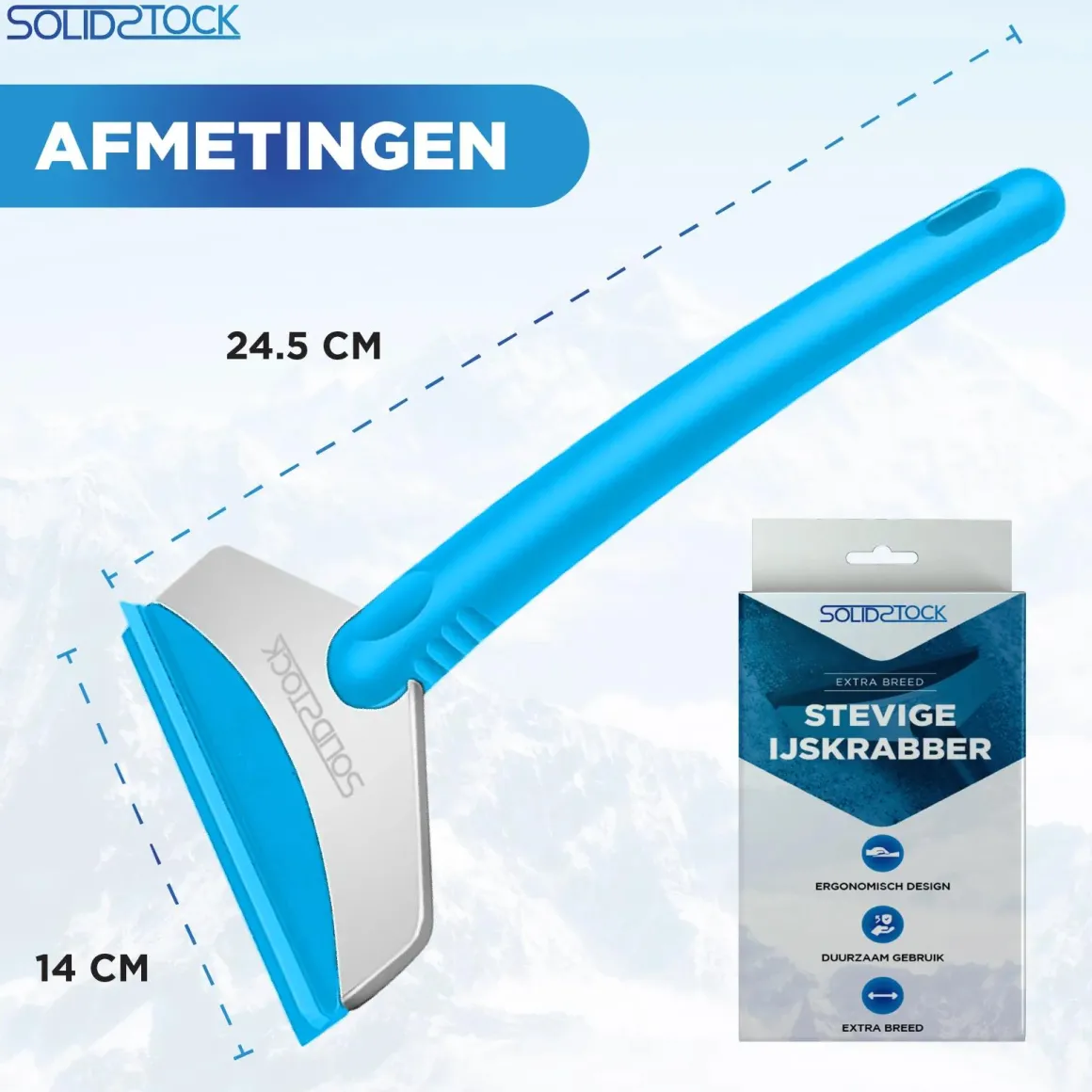 IJskrabber Auto - Extra Breed - Blauw