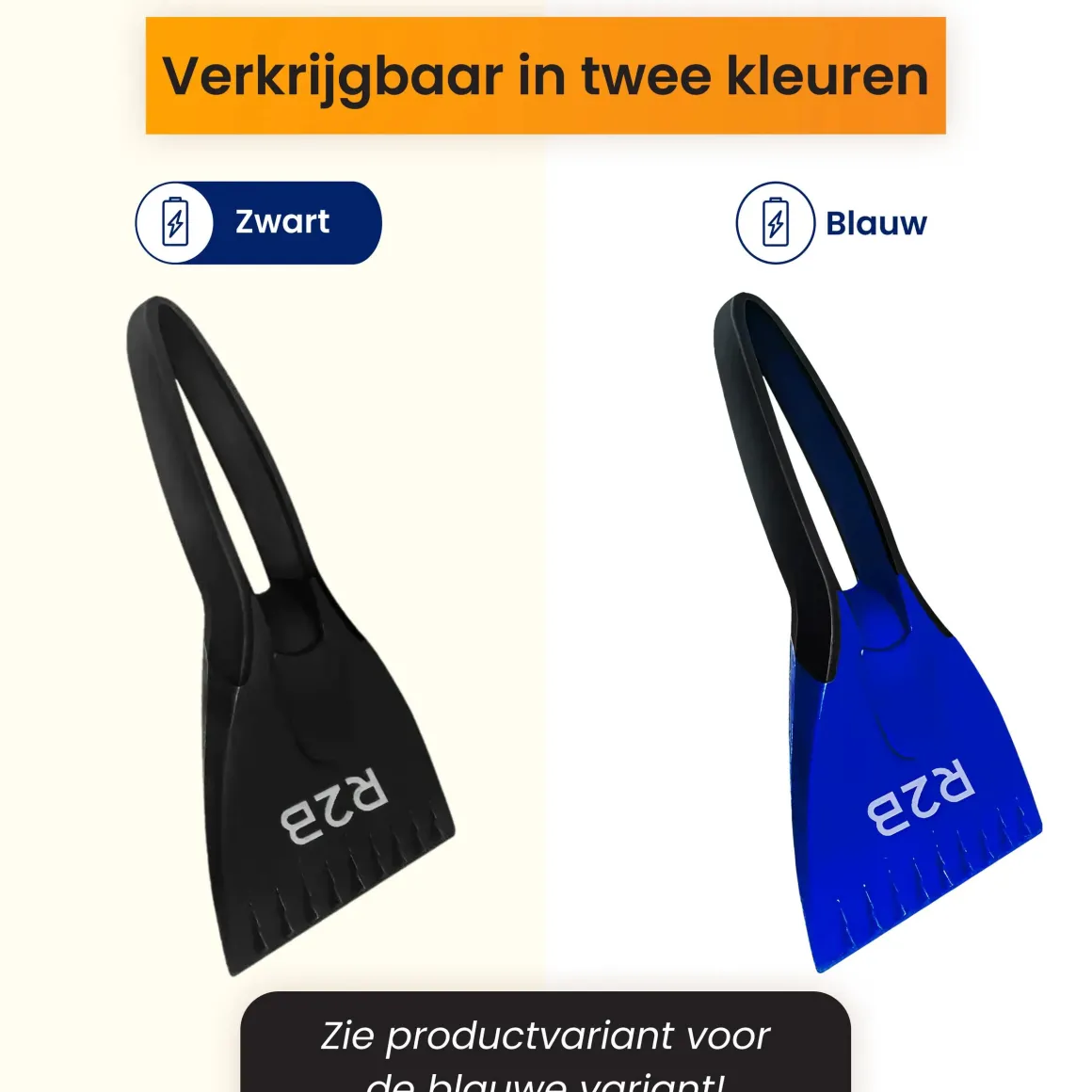 IJskrabber Auto met IJsbreker - Blauw
