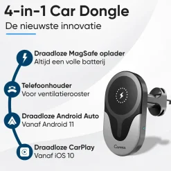 4-in-1 CarPlay & Android Auto Dongle