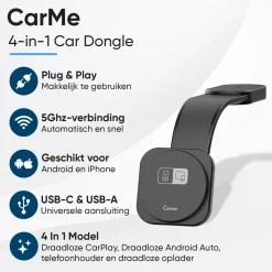 4-in-1 CarPlay & Android Auto Dongle Pro