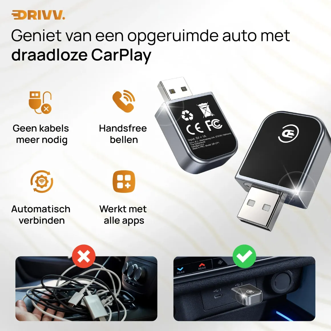 2in1 CarPlay Dongle - Apple CarPlay