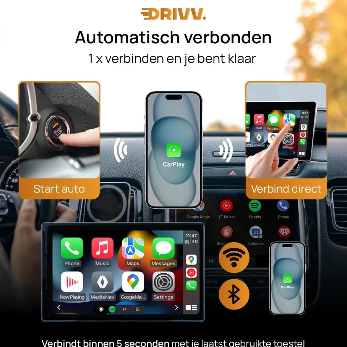 2in1 CarPlay Dongle - Apple CarPlay