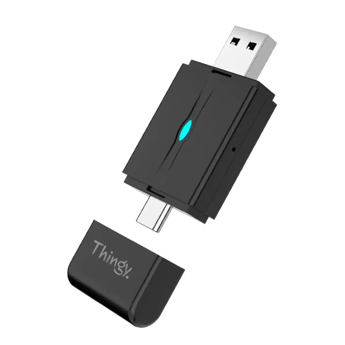 2-in-1 CarPlay Dongle USB-A & USB-C