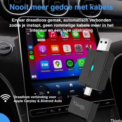 2-in-1 CarPlay Dongle USB-A & USB-C