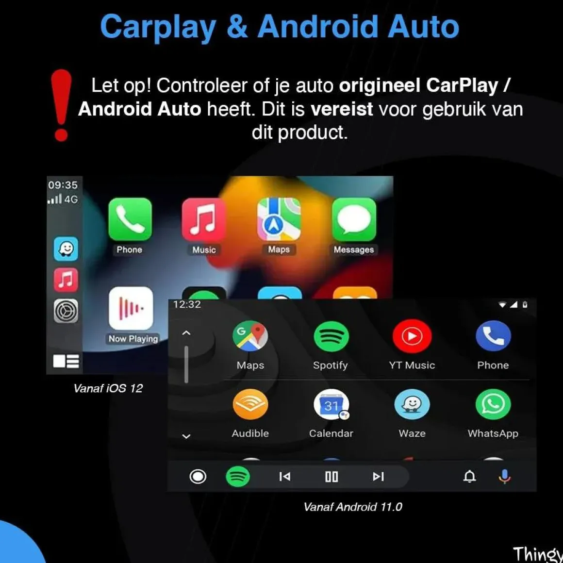 2-in-1 CarPlay Dongle USB-A & USB-C
