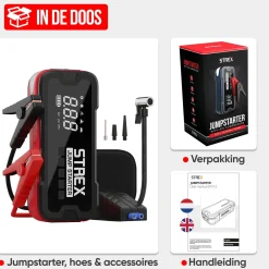 Jumpstarter voor Auto met Compressor