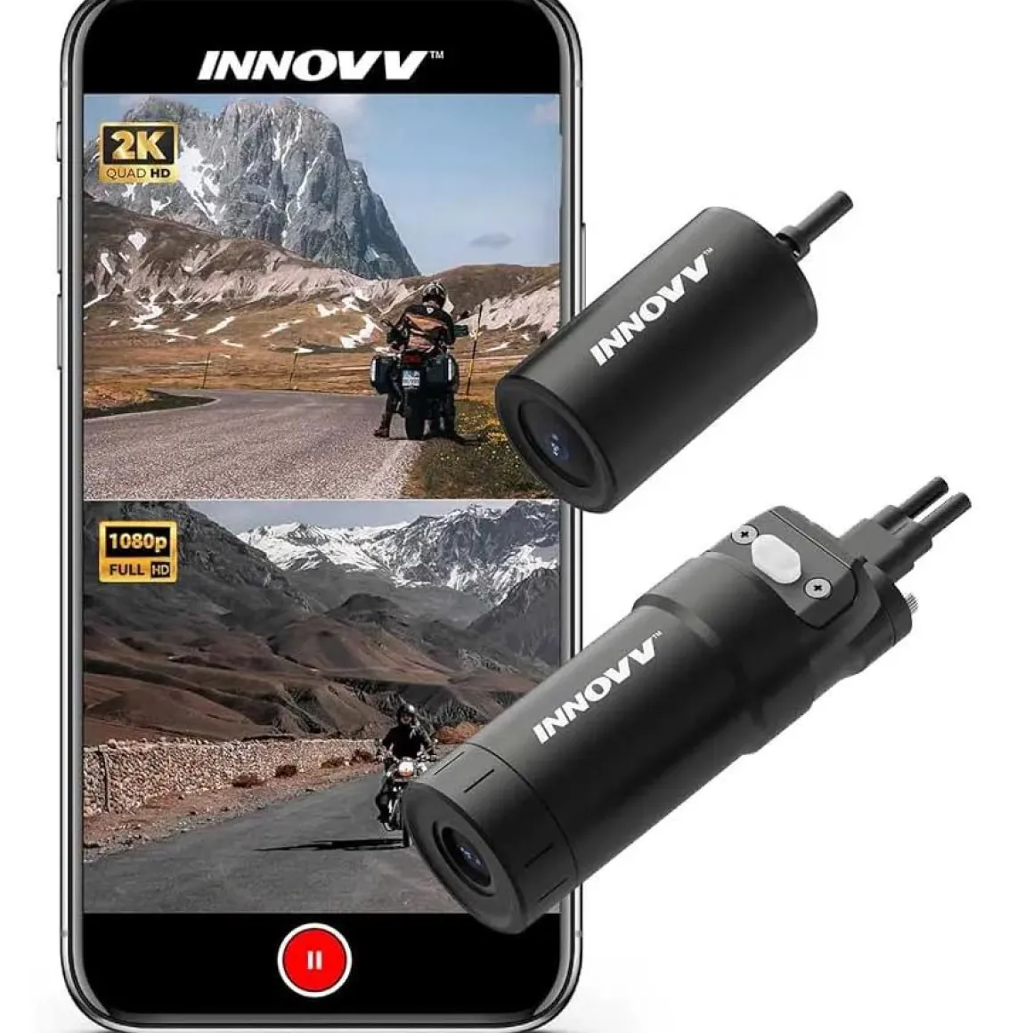 K6 Motor 2CH Dual Wifi 2K dashcam
