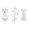 Kentekenplaathouder clips