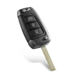 Klapsleutelbehuizing 3 knops geschikt voor Hyundai