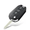Klapsleutelbehuizing 2 knops voor Citroen/Peugeot