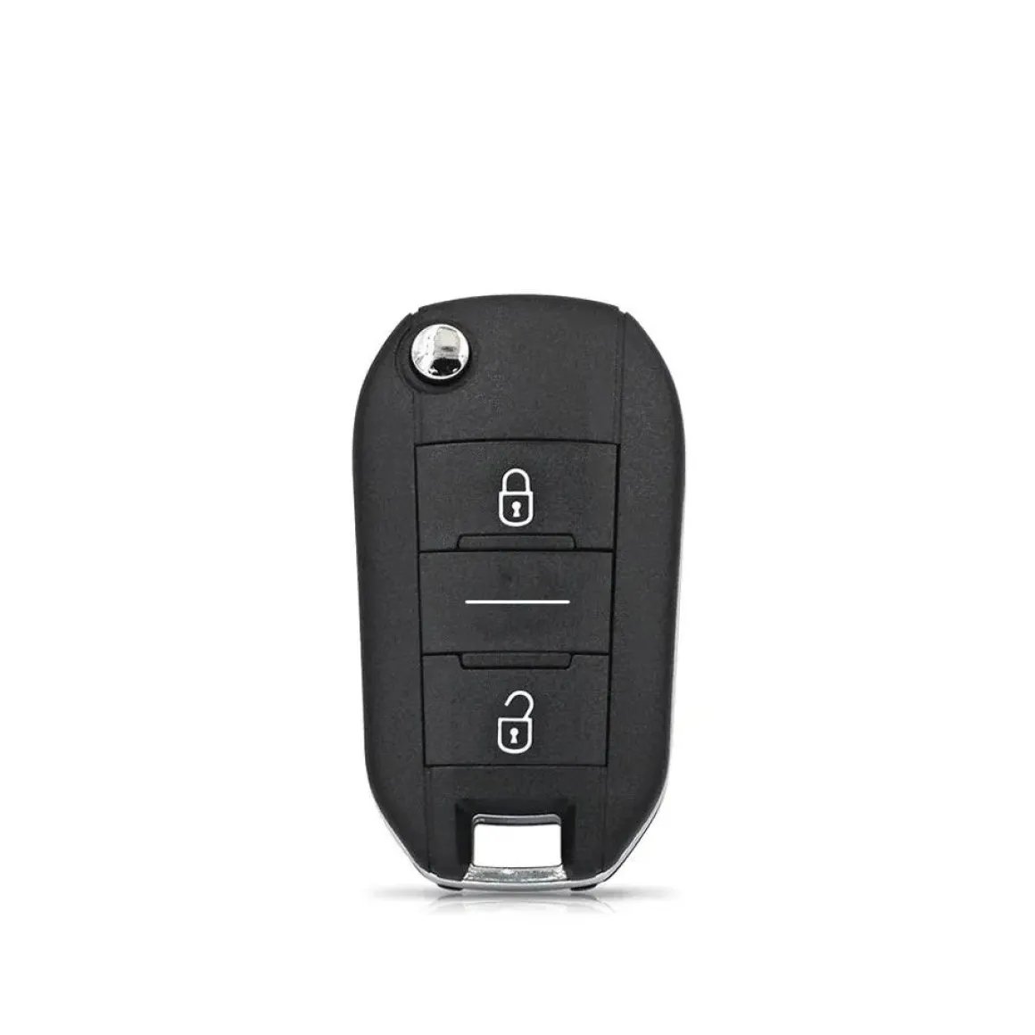 Klapsleutelbehuizing 2 knops voor Citroen/Peugeot
