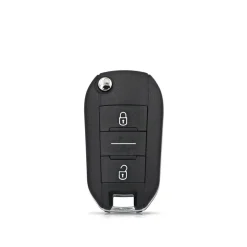 Klapsleutelbehuizing 2 knops voor Citroen/Peugeot