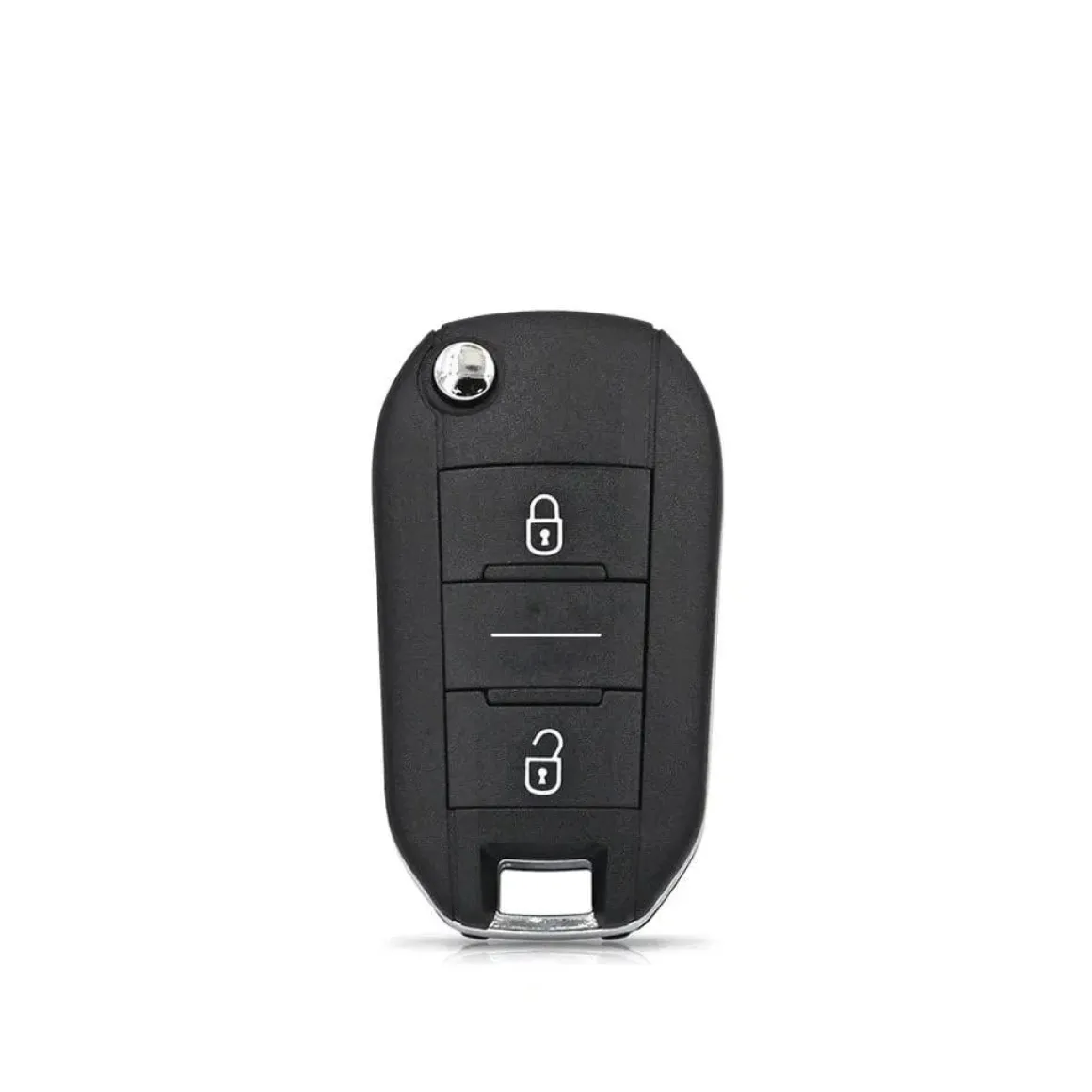 Klapsleutelbehuizing 2 knops voor Citroen/Peugeot