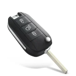 Klapsleutelbehuizing geschikt voor Peugeot/Citroen