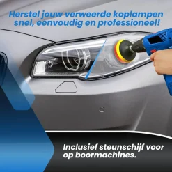 Koplamp Polijst Set - Restauratie Kit - 16 Delig
