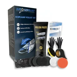 Koplamp Polijst Set - Restauratie Kit - 16 Delig