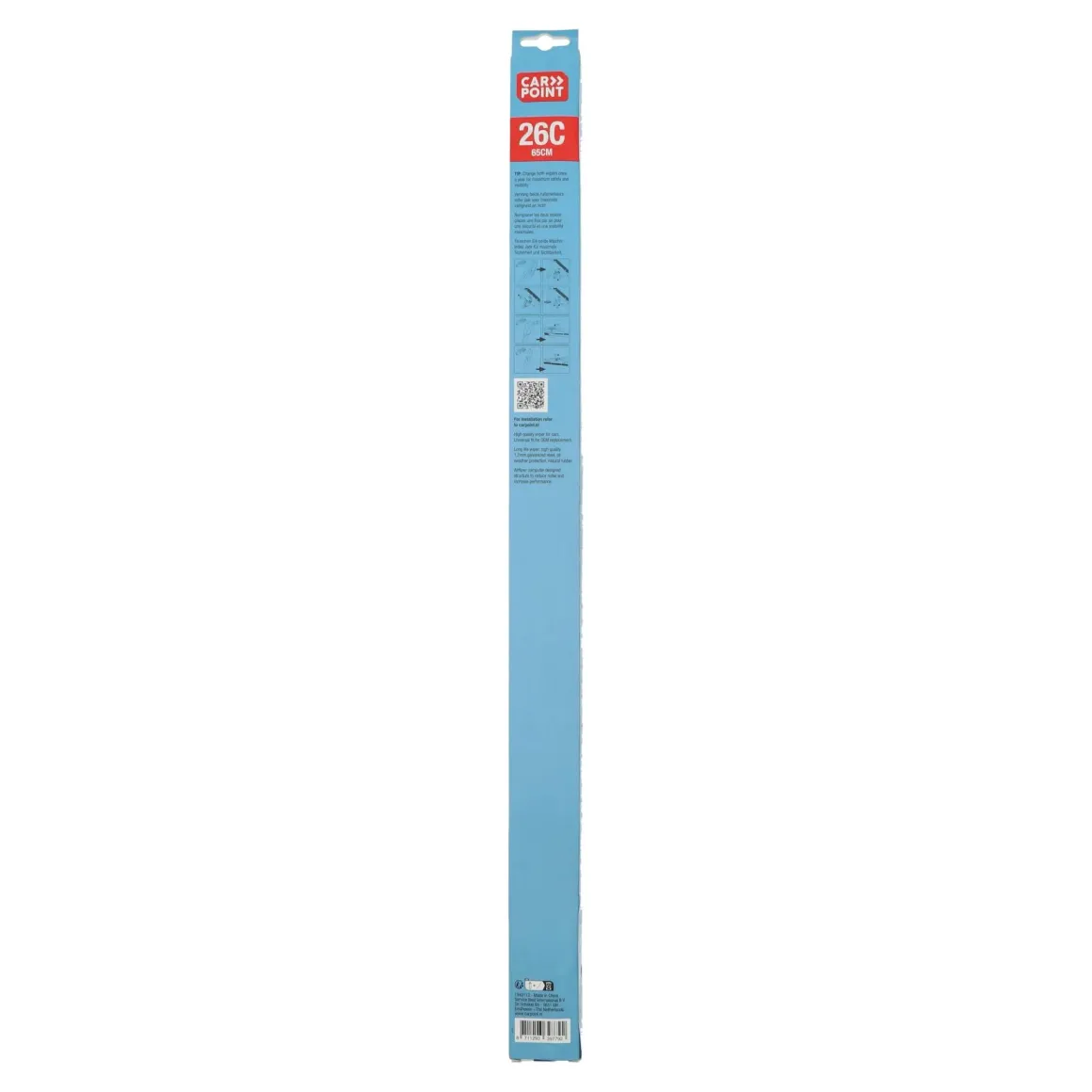 Long Life ruitenwisser 65cm - 100% natuurrubber