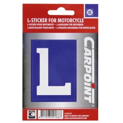 L-sticker voor lesmotor 5x7 cm